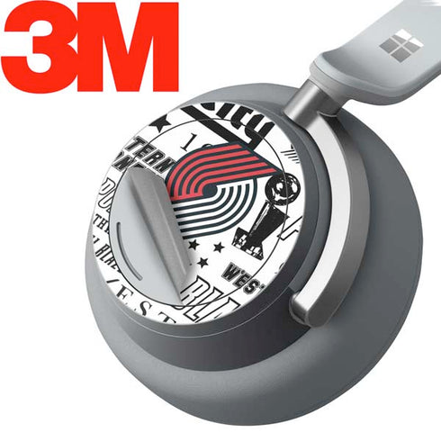 NBA Portland Trail Blazers Historic Blast Surface Headphones Skin